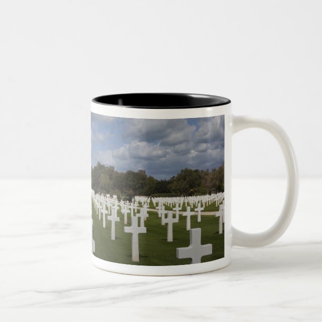 Tunisia, Tunis, Carthage, US World War Two-era 2 Two-Tone Coffee Mug (Right)