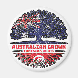 Tunisia Tunisian Australian Australia Tree Roots Magnet