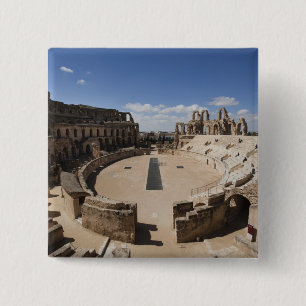 Tunisia, Tunisian Central Coast, El Jem, Roman 6 15 Cm Square Badge