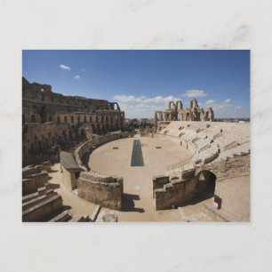 Tunisia, Tunisian Central Coast, El Jem, Roman 6 Postcard