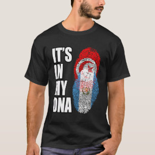 Tunisian And Guatemalan Mix Heritage Dna Flag T-Shirt