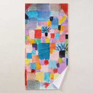 Tunisian Garden, Klee Bath Towel