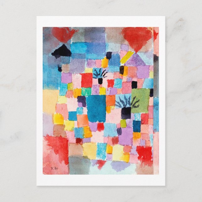 Tunisian Garden, Klee Postcard (Front)