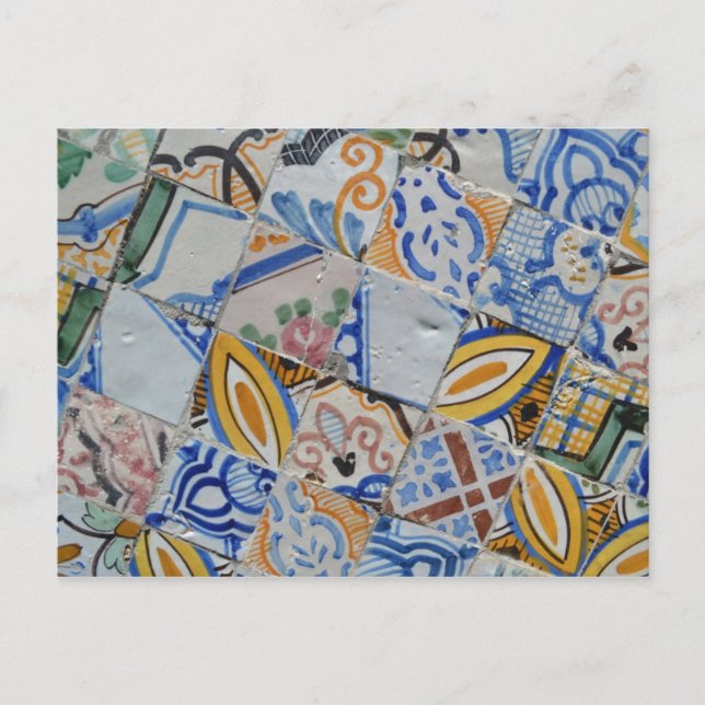 Tunisian Tiles Postcard (Front)