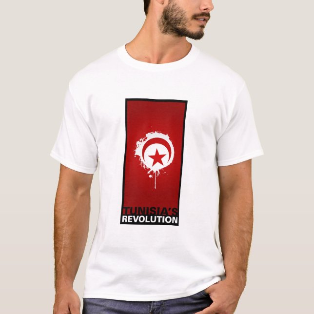 "Tunisia's Revolution" T-Shirt (Front)