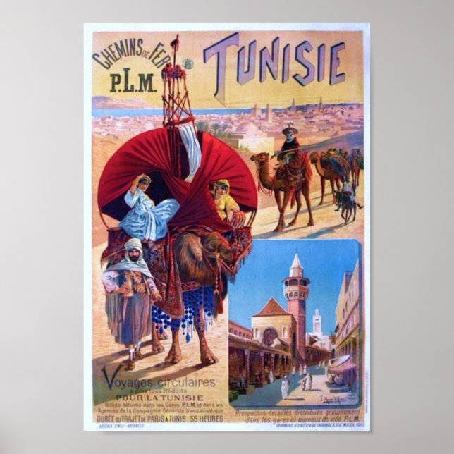 Tunisie Africa Poster (Front)
