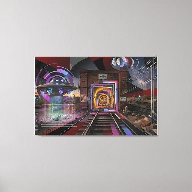 Tunnel Home Canvas Print (Front)
