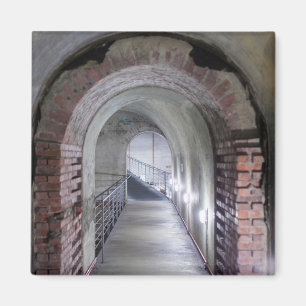 Tunnel In A Nazi Air-Raid Bunker Magnet