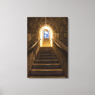 Tunnel Into An Old Salt Mine Canvas Print