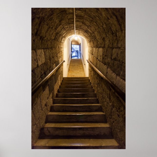 Tunnel Into An Old Salt Mine Poster (Front)