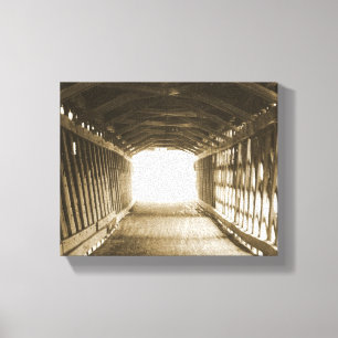 Tunnel of Light Canvas Print