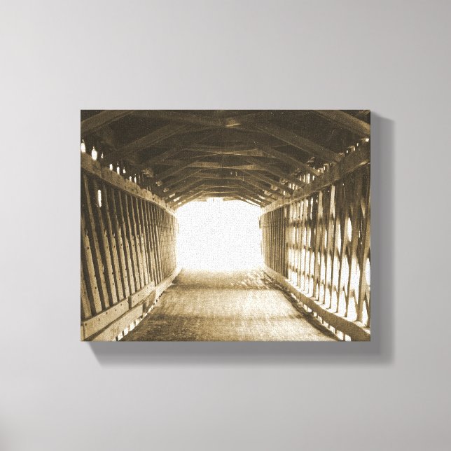 Tunnel of Light Canvas Print (Front)