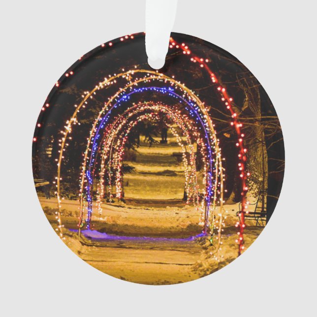 Tunnel Of Lights Ornament (Front)