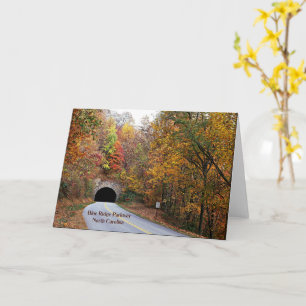 Tunnel on North Carolina's Blue Ridge Parkway, Card