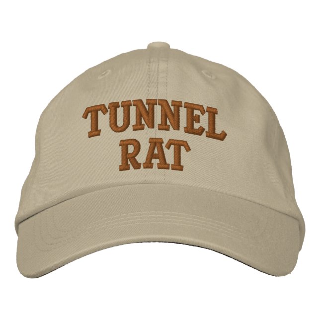 TUNNEL RAT VIETNAM EMBROIDERED HAT (Front)