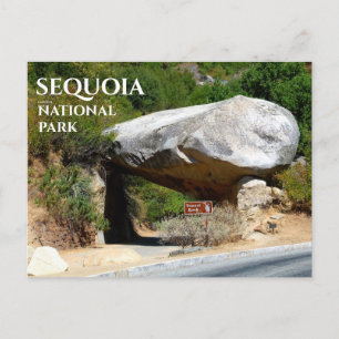 Tunnel Rock, Sequoia National Park Postcard