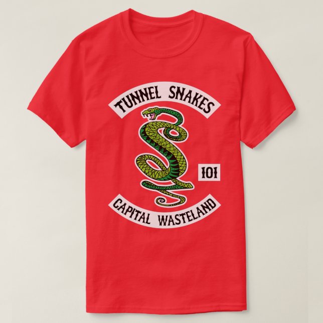 Tunnel Snakes Capital Wasteland  T-Shirt (Design Front)