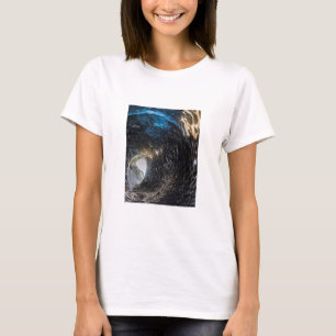 Tunnel thorugh an ice cave, iceland T-Shirt