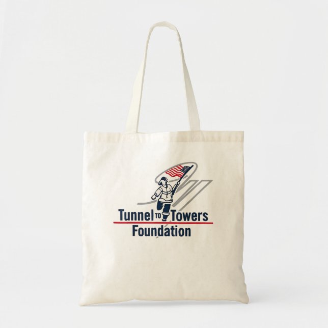 Tunnel To Towers F-oundation American Flag USA Fla Tote Bag (Front)