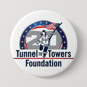Tunnel to Towers Foundation 20 years 7.5 Cm Round Badge