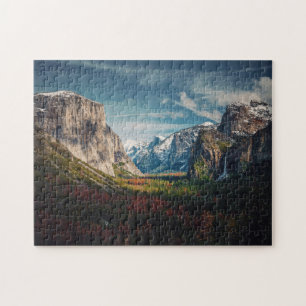 Tunnel View Landscape Yosemite   US National Park Jigsaw Puzzle