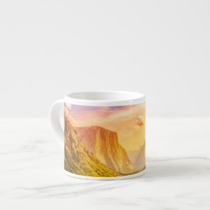 Tunnel View of Yosemite National Park Espresso Cup