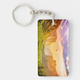 Tunnel View of Yosemite National Park Key Ring