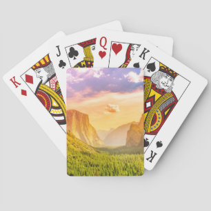 Tunnel View of Yosemite National Park Playing Cards
