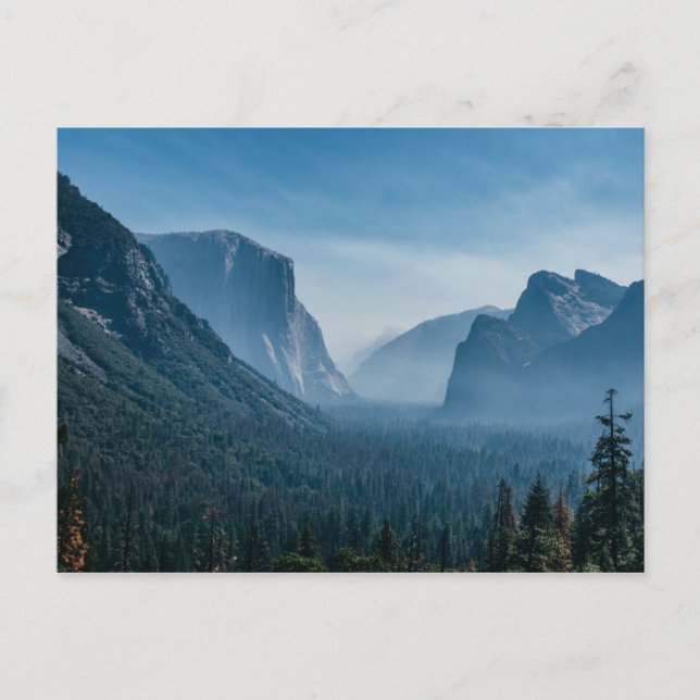 Tunnel View of Yosemite Postcard (Front)