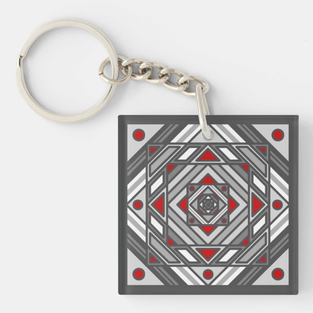 Tunnel Vision Acrylic Keychain (Front)
