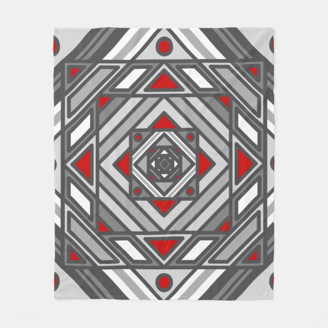 Tunnel Vision Fleece Blanket (Front)