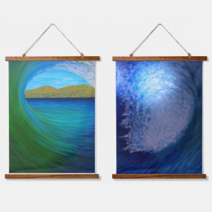 Tunnel vision hanging tapestry