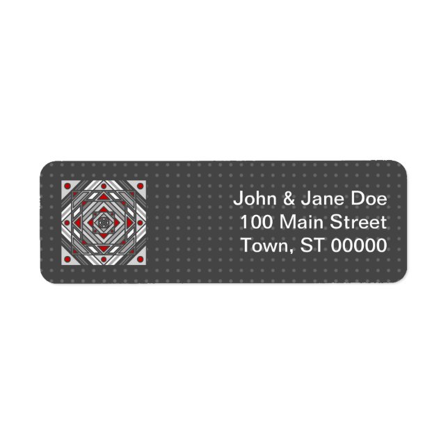 Tunnel Vision Return Address Label (Front)