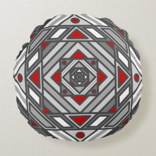 Tunnel Vision Round Pillow