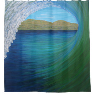 Tunnel vision  shower curtain