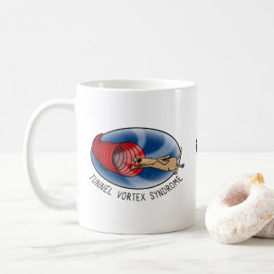 Tunnel Vortex Syndrome - agility fast funny dog Coffee Mug