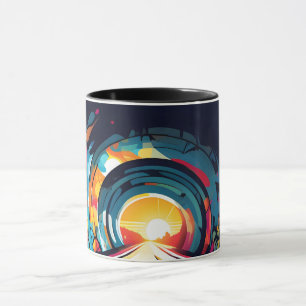 Tunnel With Graffiti Art Mug