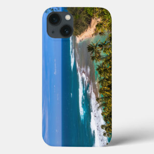 Tunnels Beach as seen from the Kalalau Trail iPhone 13 Case