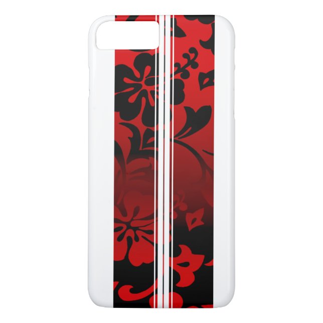 Tunnels Beach Hawaiian Surfboard Case-Mate iPhone Case (Back)