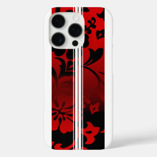 Tunnels Beach Hawaiian Surfboard Red iPhone 16 Pro Case