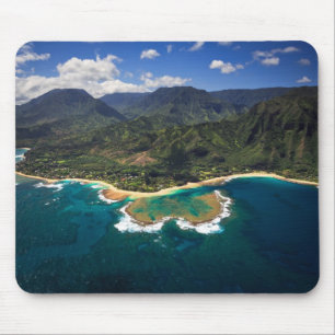Tunnels Reef on the Hawaiian Island of Kauai Mouse Mat