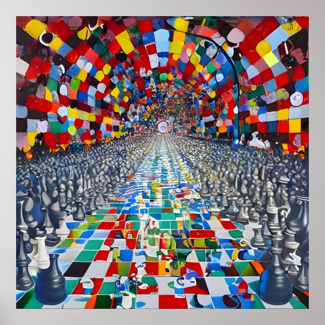 Tunnelvision III Art Print (No Text) (Front)