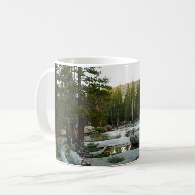 Tuolumne River by Campground, Yosemite, CA Coffee Mug (Front Left)