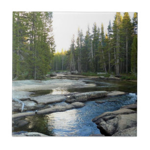 Tuolumne River by Campground, Yosemite, CA Tile