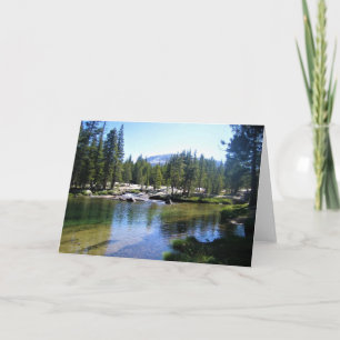 Tuolumne River in Tuolumne Meadows, Yosemite, CA Card
