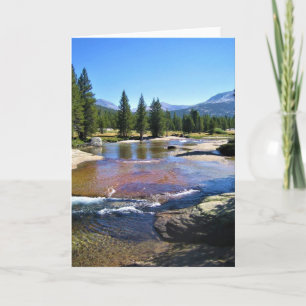 Tuolumne River in Tuolumne Meadows, Yosemite, CA Card
