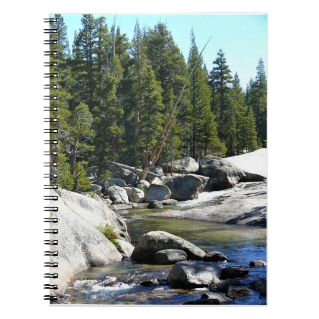 Tuolumne River in Tuolumne Meadows, Yosemite, CA Notebook (Front)