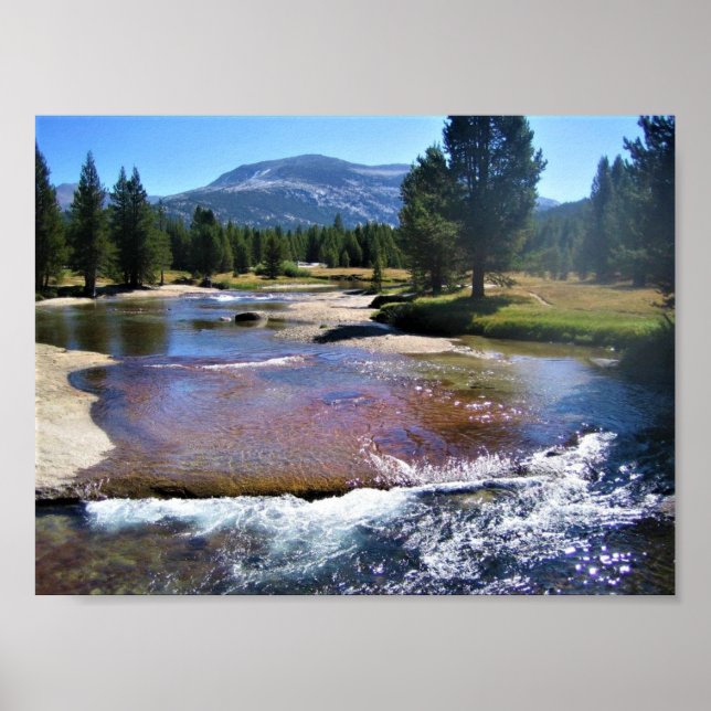 Tuolumne River in Tuolumne Meadows, Yosemite, CA Poster (Front)