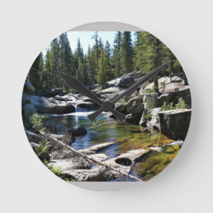 Tuolumne River in Tuolumne Meadows, Yosemite, CA Round Clock