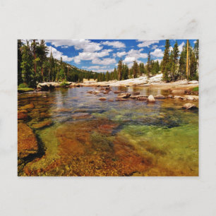 Tuolumne River, Yosemite. Postcard